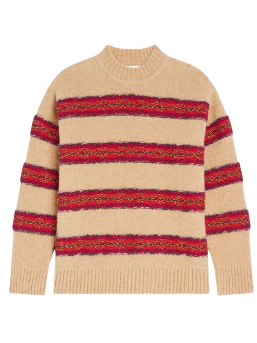 Maglia Master Jacquard Wool DRIES VAN NOTEN | 262-021236-4755005 ECRÙ